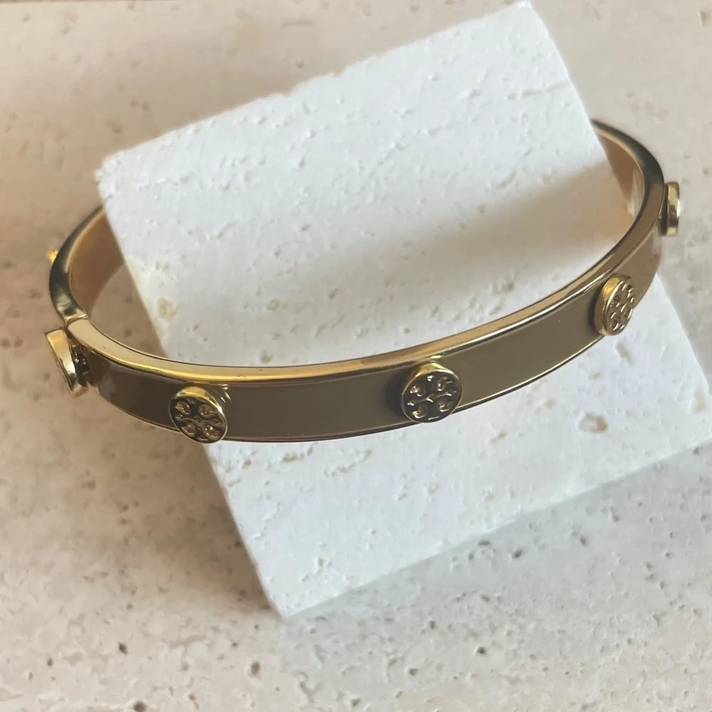 TORY BURCH Gold-Tone Bangle Bracelet